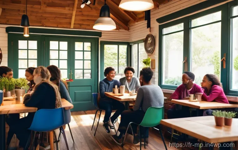 마이크로커뮤니티 관리의 도전 과제 - **Prompt for "Authentic Connections & Shared Enthusiasm":**
    "A vibrant and diverse group of adul...