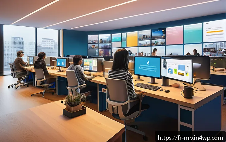 마이크로커뮤니티 구축을 위한 도구 - A vibrant and modern digital workspace showcasing a diverse micro-community engaged in a Discord ser...